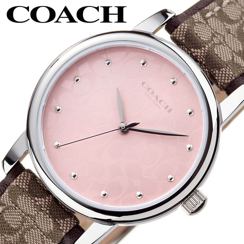 稼働品☆　COACHコーチ　ピンク文字盤　シグネチャー柄　レディース腕時計 楽天市場】COACH コーチ 14501615 Classic Signature クラシック