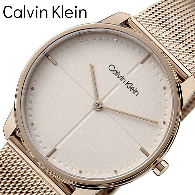 カルバンクライン 腕時計 Calvin Klein 時計 エクスプレッション Expression レディース ベージュピンク デザイン 本格 センス こだわり 贈り物 上品 モダン 大人 シンプル きれいめ 彼女 妻 恋人 25200158 人気 おすすめ おしゃれ ブランド プレゼント ギフト