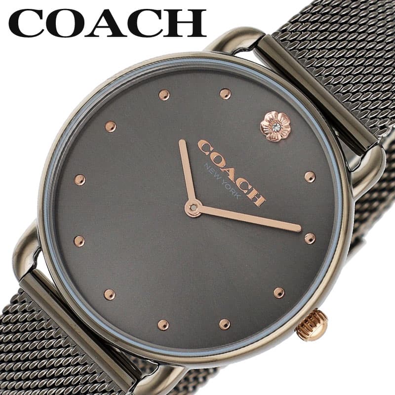 【最大2,453円引き】【10%OFF】 コーチ 腕時計 COACH 時計 エリオット ELLIOT レディース グレージュ メタル シンプル きれいめ かわいい 定番 万能 大人カジュアル センス 喜ばれる 上品 14504210 人気 おすすめ おしゃれ ブランド プレゼント ギフト|腕時計専門店ハイブリッドスタイル