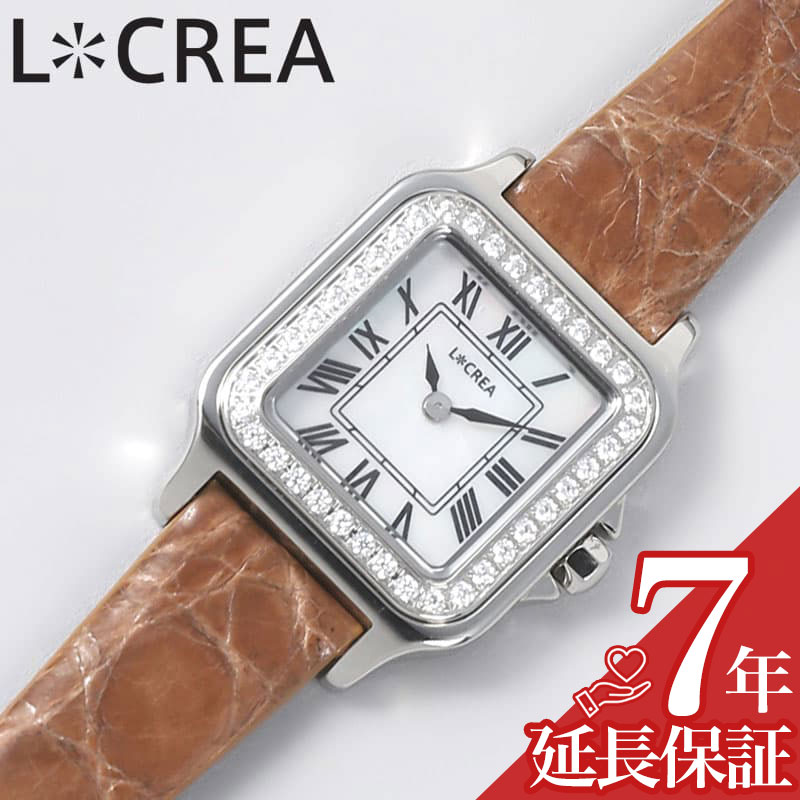 ルクレア 腕時計 LCREA 時計 キャレ キュービックジルコニア レディース シルバー ソーラー カレ ビジネス 女性 電池交換不要 日本製 可愛い かわいい ファッション 人気 おすすめ おしゃれ ブランド プレゼント ギフト LC2301-SSCMO CARRE de CZ 18,722円