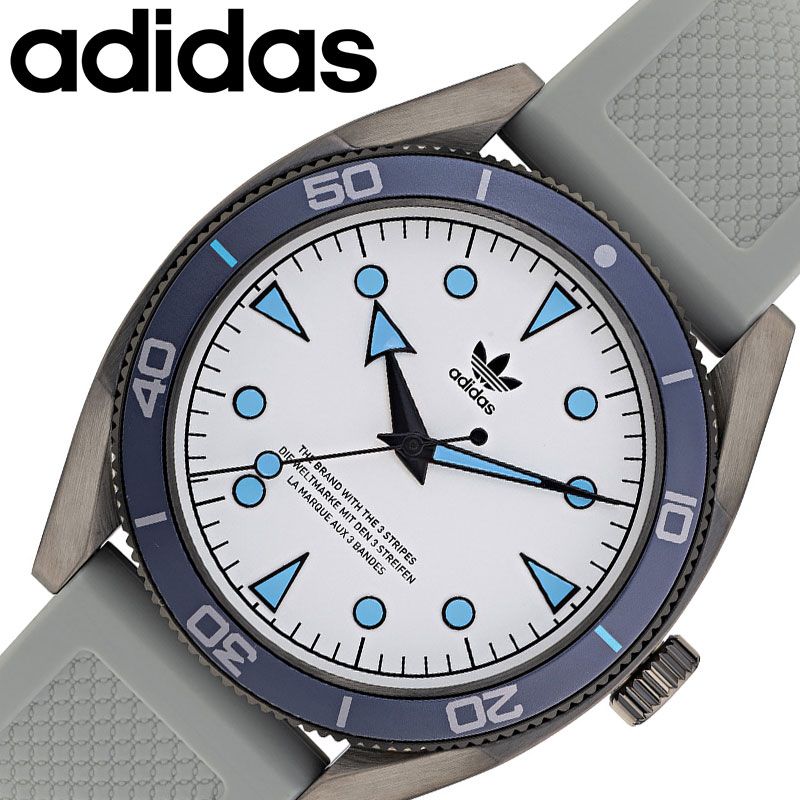 【新品】adidas 腕時計 EDITION TWO グレー AOFH22003 楽天市場】アディダス 腕時計 メンズ シリコンベルト グレー