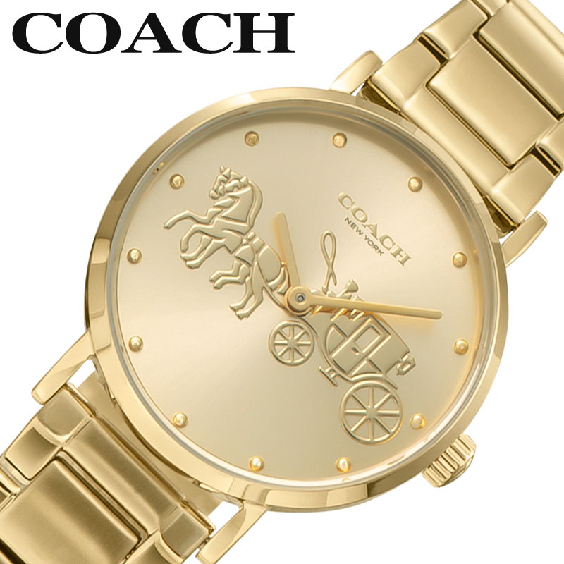 コーチ 腕時計 COACH 時計 ペリー PERRY レディース イエローゴールド 仕事 ビジネス スーツ フォーマル オフィス ファツション 上品 誕生日 記念日 お祝い 就活 就職祝い 14503794 人気 定番 おすすめ おしゃれ ブランド 女性 プレゼント ギフト 彼女 妻 嫁 さん 奥さん 娘|腕時計専門店ハイブリッドスタイル