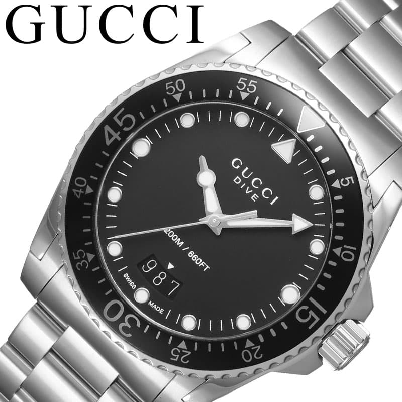 楽天市場】グッチ 腕時計 GUCCI 時計 ダイブ シリーズ DIVE メンズ