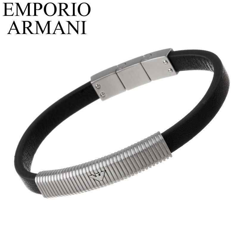 『ARMANI』 / アルマーニ レザー ブレスレット バングル 新品未使用 Amazon.co.jp: エンポリオアルマーニメンズブルーレザーと