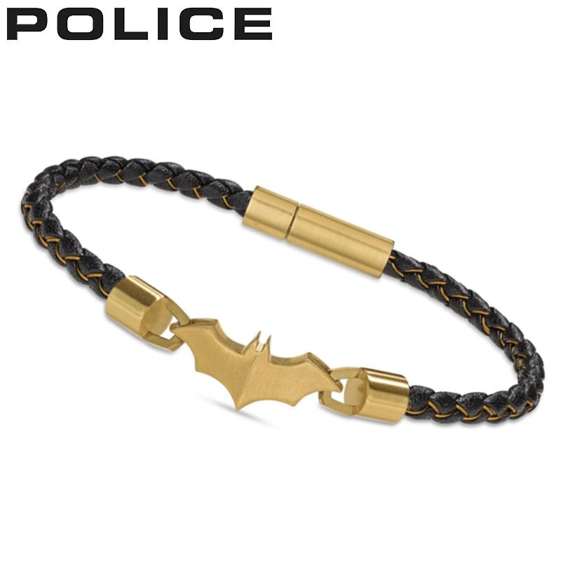 【最大1,287円引き】【10％OFF】 ポリス アクセサリー POLICE ブレスレット バットマン BATMAN メンズ ゴールド ブラック 男性 誕生日 記念日 お祝い 贈り物 彼氏 夫 旦那 パパ 父 息子 ファッション かっこいい GB0034702 定番 人気 おすすめ おしゃれ ブランド プレゼント｜腕時計専門店ハイブリッドスタイル