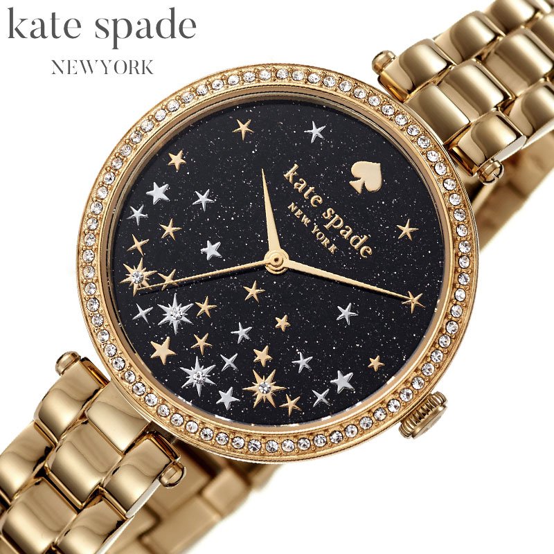 ケイトスペード 腕時計 kate spade 時計 ホランド 女性 レディース メタル メタルベルト 仕事 キラキラ ビジネス アナログ 入学祝い 卒業祝い 就職祝い 誕生日 プレゼント ギフト 記念日 彼女 妻 嫁 さん ママ 母 娘 かわいい 星 KSW1814 人気 おしゃれ ブランド