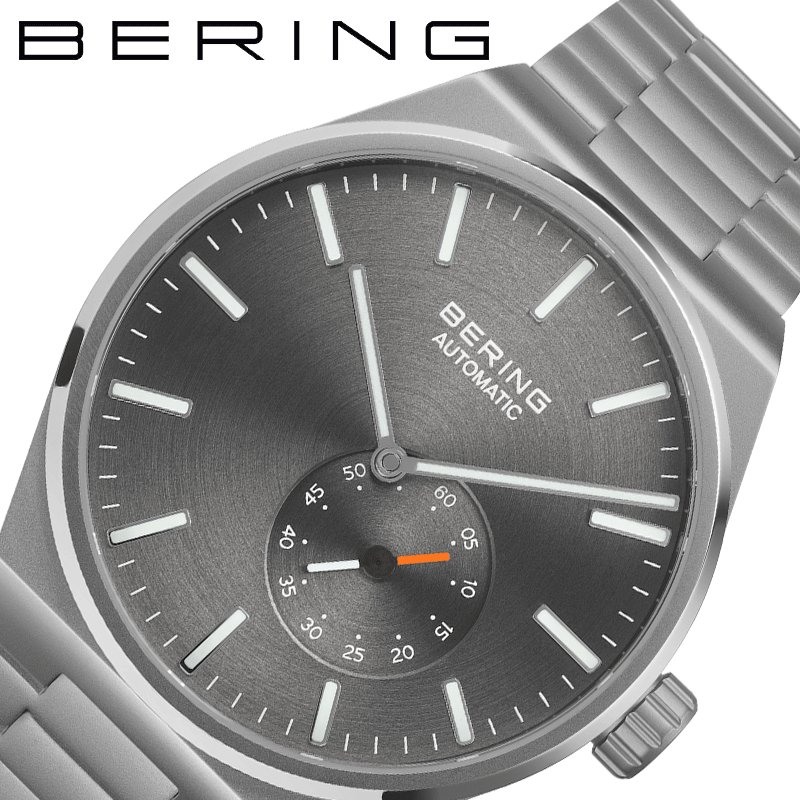 ベーリング 腕時計 BERING 時計 オートマチック アークティックサークル AUTOMATIC ARCTIC CIRCLE グレー 男性 メンズ 自動巻き BER-19441-777 スケルトン 2針 アナログ ステンレス ステンレスベルト シンプル スモールセコンド 人気 おすすめ ブランド プレゼント ギフト