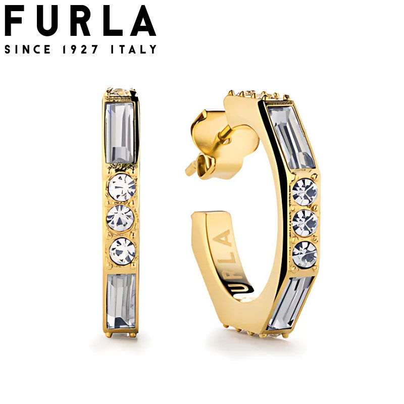 フルラ アクセサリー FURLA ピアス スパークリング ピアス SPARKLING EARRINGS レディース アクセサリー イエローゴールド FJ2012ETU 人気 おすすめ おしゃれ ブランド プレゼント ギフト｜腕時計専門店ハイブリッドスタイル