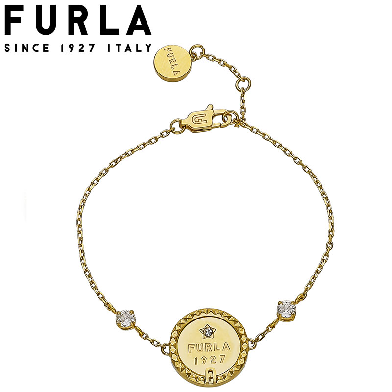 【国内即納】FURLA ACCESSORY BRACELET FJ0929BTU ブレスレット フルラ ブレスレット レディース ブランド FURLA CHAINED LOGO