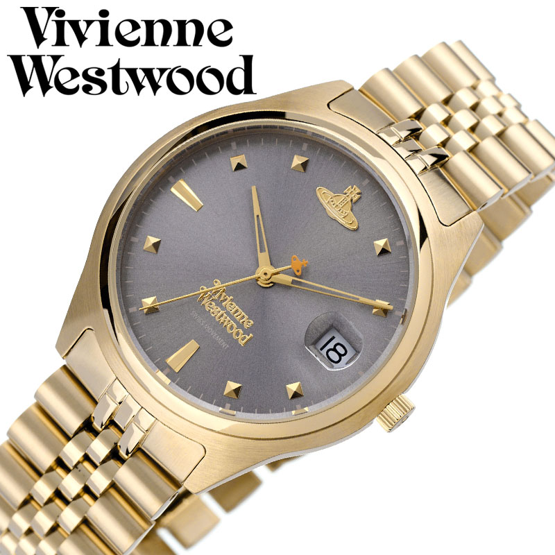 ヴィヴィアン ウエストウッド 腕時計 Vivienne Westwood 時計 キャンバーウェル Camberwell レディース 腕時計 ステンレススティール メタルベルト グレー クォーツ VV261GYGD かわいい 彼女 娘 人気 おすすめ おしゃれ ブランド プレゼント ギフト