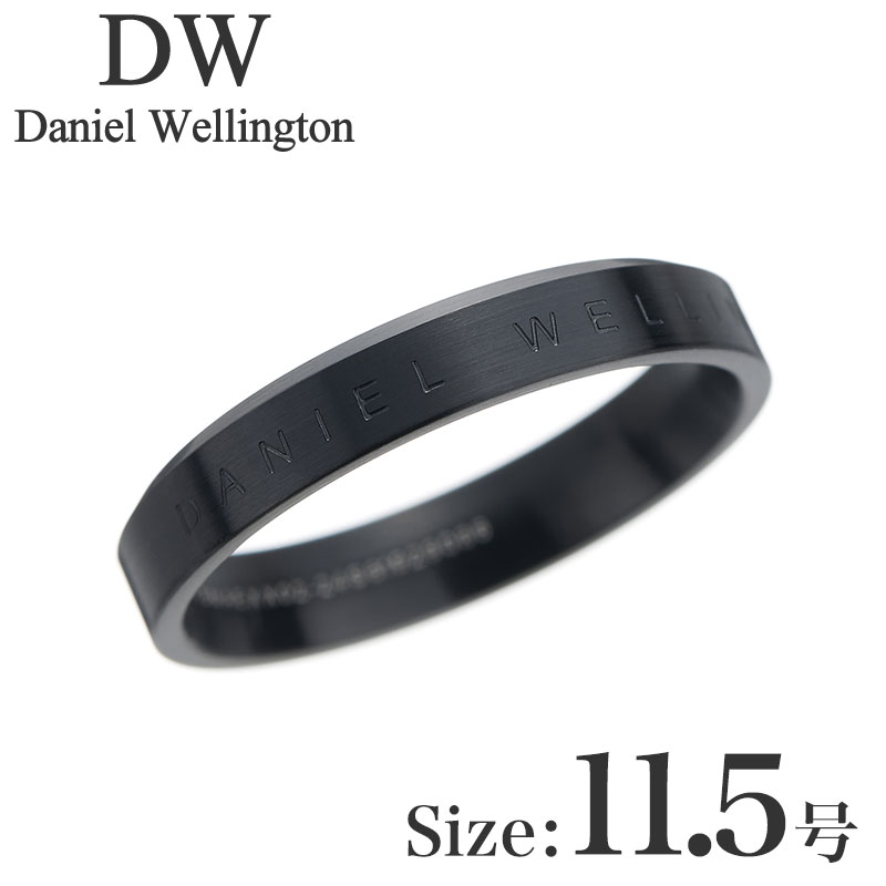 ダニエル ウェリントン アクセサリー Daniel Wellington リング クラシック リング Classic Ring Black 52 ユニセックス アクセサリー ブラック DW00400360 人気 おすすめ おしゃれ ブランド プレゼント ギフト