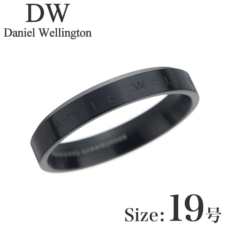 ダニエル ウェリントン アクセサリー Daniel Wellington リング クラシック リング Classic Ring Black 60 ユニセックス アクセサリー ブラック DW00400364 人気 おすすめ おしゃれ ブランド プレゼント ギフト