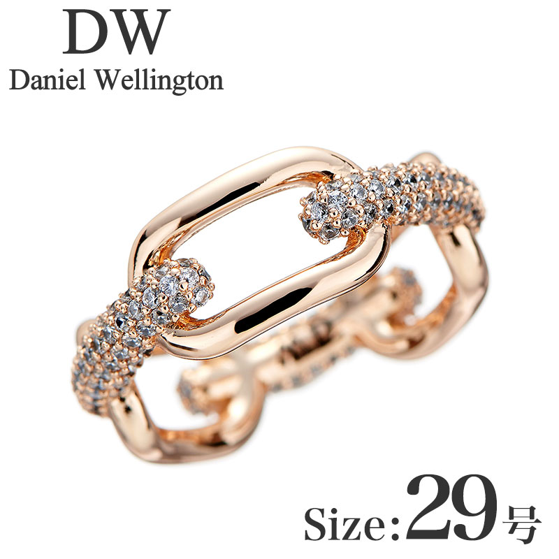 ダニエル ウェリントン アクセサリー Daniel Wellington リング クリスタル リンク リング Crystal Link Ring 70 RG レディース アクセサリー ローズゴールド DW00400588 人気 おすすめ おしゃれ ブランド プレゼント ギフト|腕時計専門店ハイブリッドスタイル