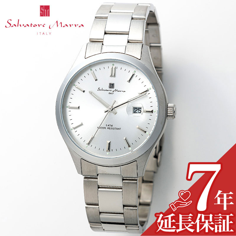 サルバトーレマーラ 腕時計 SalvatoreMarra 時計 ニュースタンダード メンズ 男性 シルバー シンプル SM24107-SSSV ビジネス 仕事用 人気 おすすめ おしゃれ ブランド プレゼント ギフト かっこいい 高級感