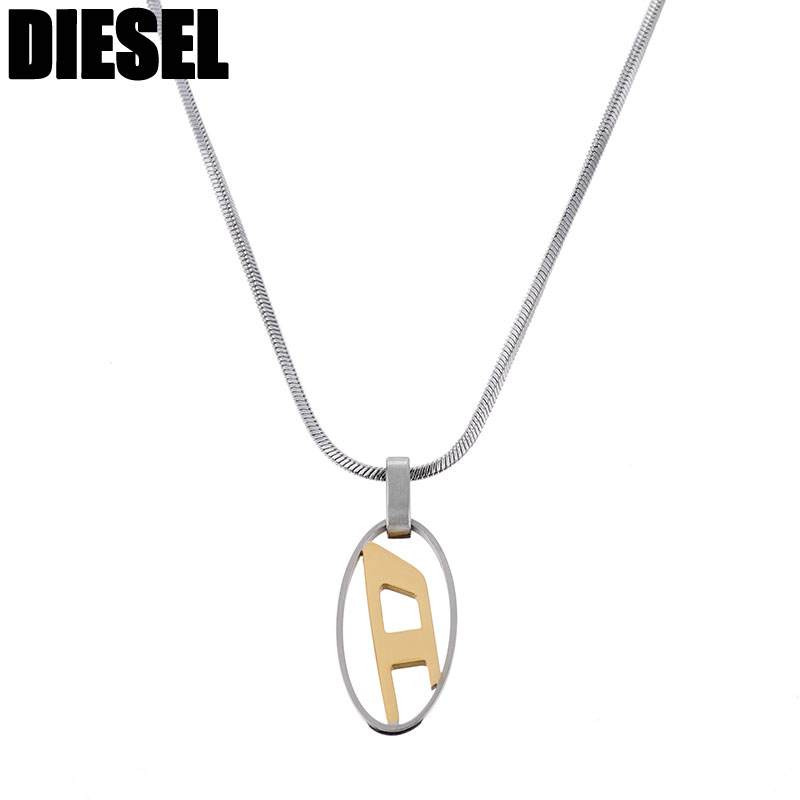 ディーゼル ネックレス DIESEL DX1421931 ペンダント メンズ 男性 アクセサリー アクセ シルバー ゴールド ブランド シンプル ステンレススティール 大人 おすすめ おしゃれ 彼氏 お父さん 旦那 夫 友達 社会人 大学生 高校生 中学生 プレゼント 贈り物