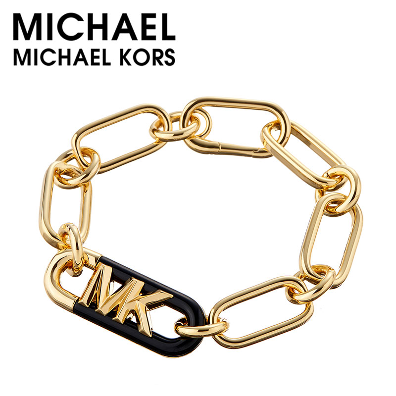 マイケル コース アクセサリー MICHAEL KORS ブレスレット レディース アクセサリー ゴールド/ブラック MKJ8289EM710 人気 おすすめ おしゃれ ジュエリー カジュアル ファッション マキシマルデザイン 恋人 彼女 妻 記念日 誕生日 ブランド プレゼント ギフト