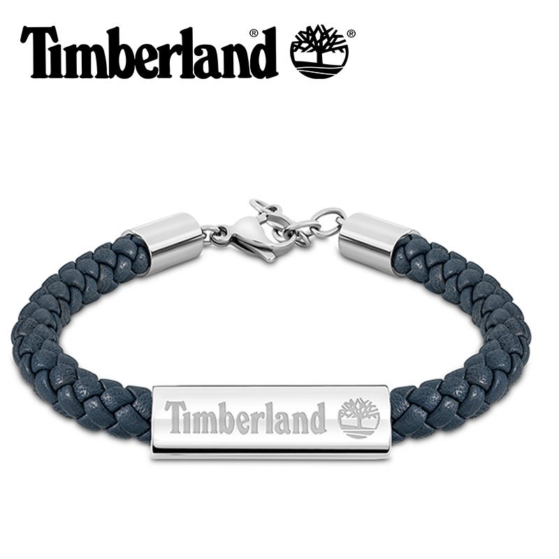 ティンバーランド アクセサリー Timberland ブレスレット バクスターレイク BAXTER LAKE メンズ アクセサリー バングルカラー:ブルー（ネイビー） TDAGB0001806 人気 おすすめ おしゃれ かっこいい カジュアル 牛革 ブランド プレゼント ギフト｜腕時計専門店ハイブリッドスタイル