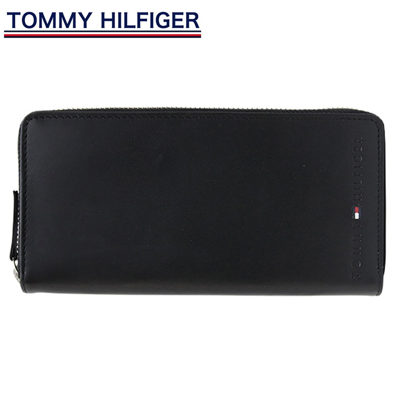 トミー ヒルフィガー ラウンドファスナー長財布 Tommy Hilfiger 長財布 ラウンドファスナー長財布 メンズ ラウンドファスナー長財布 ブラック 31TL13X015-001 人気 おすすめ おしゃれ ブランド プレゼント ギフト