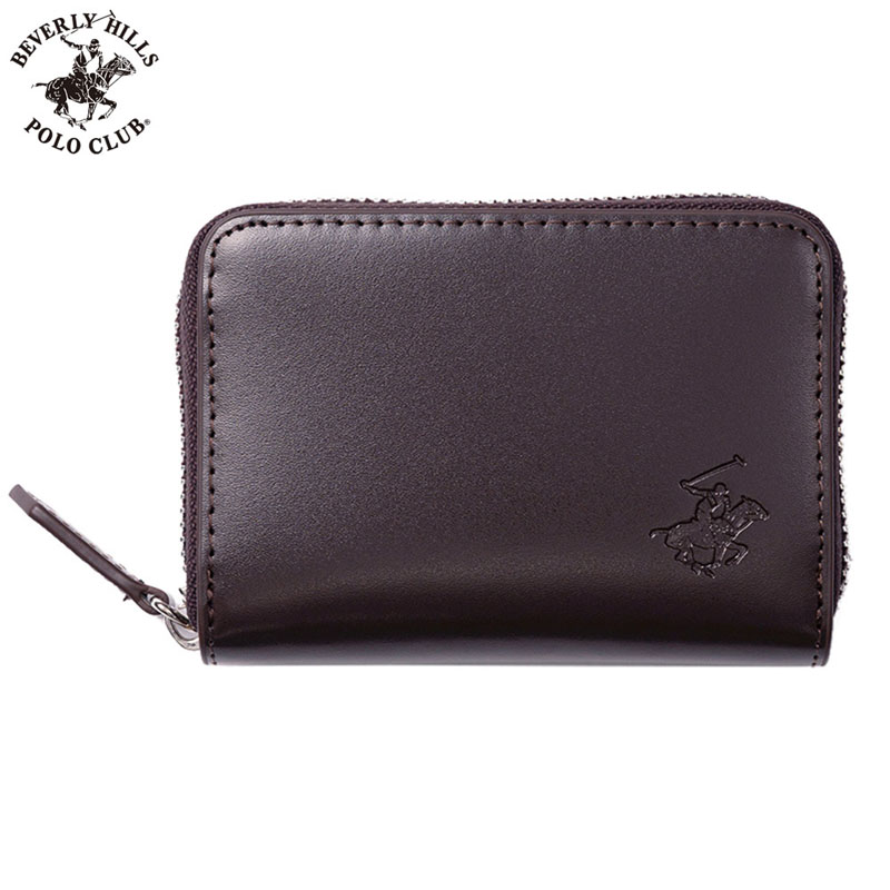 ビバリーヒルズ ポロ クラブ コインケース BEVERLY HILLS POLO CLUB 小銭入れ コインケースメンズ コインケース ダークブラウン/ブラウン BHG-M1003-DBR-BR 人気 おすすめ おしゃれ ブランド プレゼント ギフト
