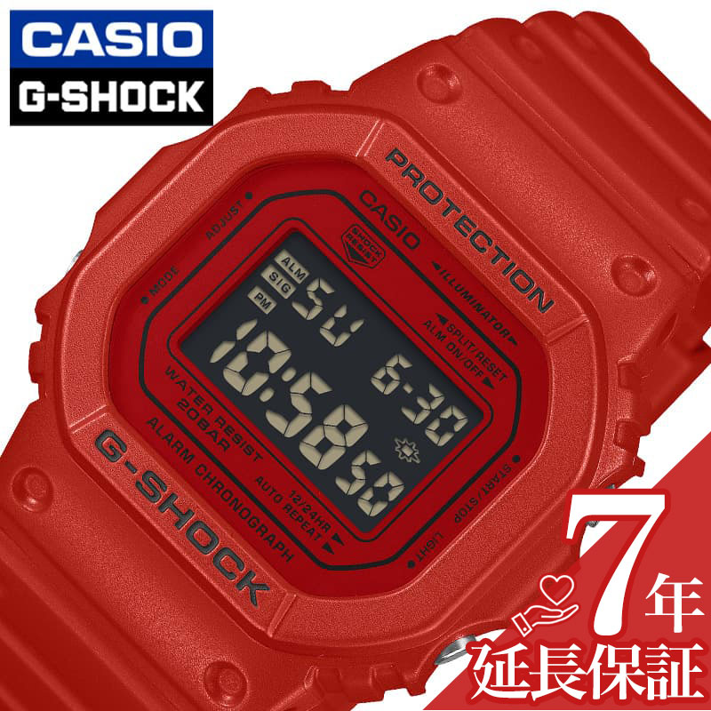 カシオ 腕時計 CASIO 時計 ジーショック DIGITAL 5600 SERIES G-SHOCK メンズ 腕時計 液晶 デジタル レッド 樹脂 ベルト CASIO-DW-5600RRB-4JF シンプル カジュアル かっこいい ファッション 記念日 誕生日 恋人 夫婦 人気 おすすめ おしゃれ ブランド プレゼント ギフト