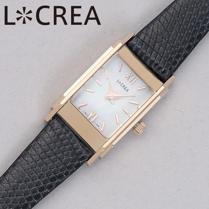 ルクレア 腕時計 LCREA 時計 LINEA レディース 腕時計 ホワイト レザー 革 ベルト ネイビー ソーラー LC2601-PG シンプル カジュアル 高級感 華奢 上品 オフィス ビジネス 可愛い 恋人 夫婦 彼女 妻 嫁 母 記念日 誕生日 人気 おすすめ おしゃれ ブランド プレゼント ギフト｜腕時計専門店ハイブリッドスタイル