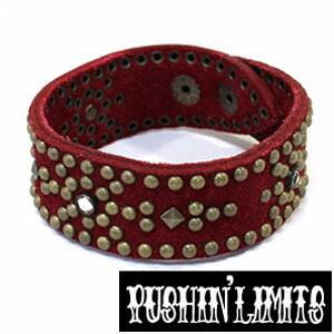 ブレスレット プッシンリミッツ Pushin'Limitsアクセサリー Pushin' Limits アクセサリー メンズ アクセサリ メンズアクセサリー Re BOUS Age PLB-3-BURGUNDY プレゼント ギフト