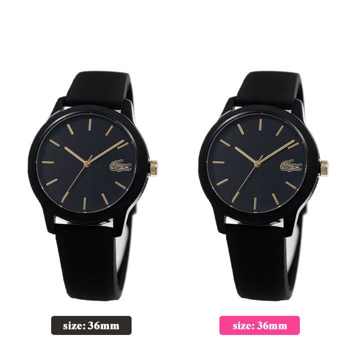人気提案 ペア価格 ペアウォッチ ラコステ 腕時計 Lacoste 時計 メンズ レディース ペア セット 人気 ブランド 黒 金 ゴールド ラバー ベルト スポーツ おそろい ペアルック ペアコーデ カップル 恋人 彼氏 彼女 用 夫婦 記念日 結婚 記念 誕生日 プレゼント