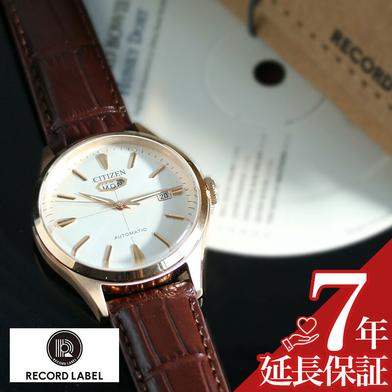 公式の 楽天市場 2月18日発売シチズン 腕時計 Citizen 時計 シチズンコレクション レコードレーベル Record Label メンズ 腕時計 ゴールド Nh93 05a 人気 ブランド 復刻 大人 キレイ 可愛い 仕事 スーツ シンプル オシャレ プレゼント ギフト 母の日 腕時計専門店