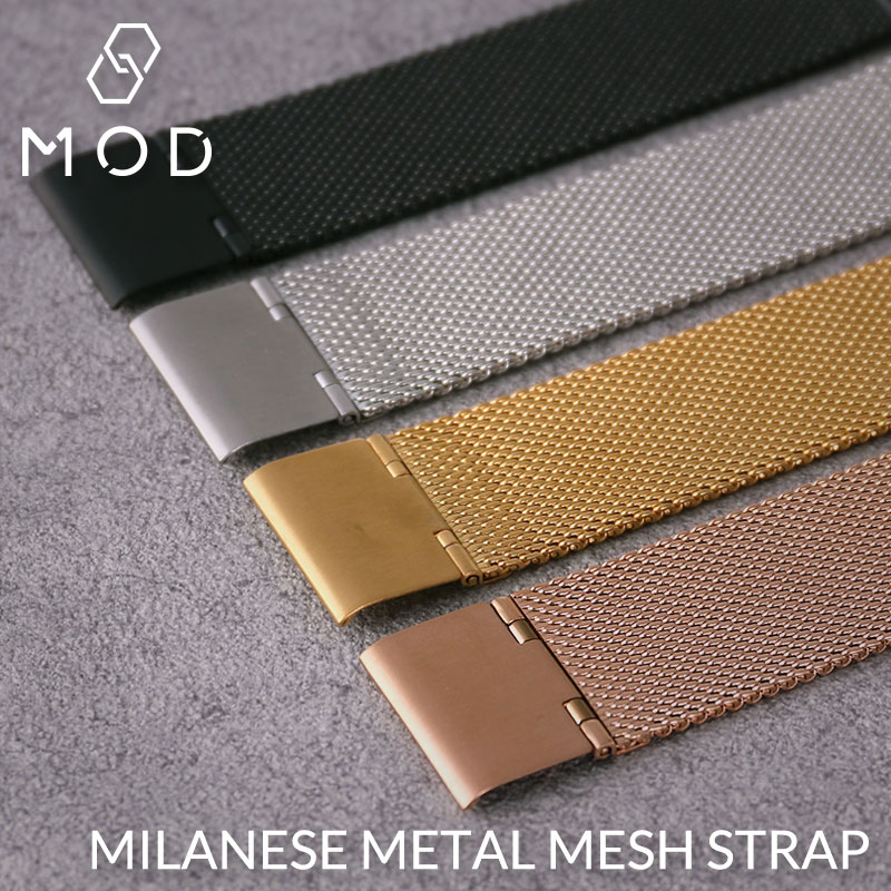 MOD　MILANESE　METAL　14mm　MESH　幅　メンズ　18mm　ベルト　メッシュ　スライド式バックル　ミラネーゼ　レディース　20mm　腕時計　メタル　交換ベルト　Mesh　STRAP　22mm　Metal　ストラップ　16mm　12mm　バンド　時計　新社会人　イージークリック　Belt　ワンタッチ　イージーレバー　バレンタイン