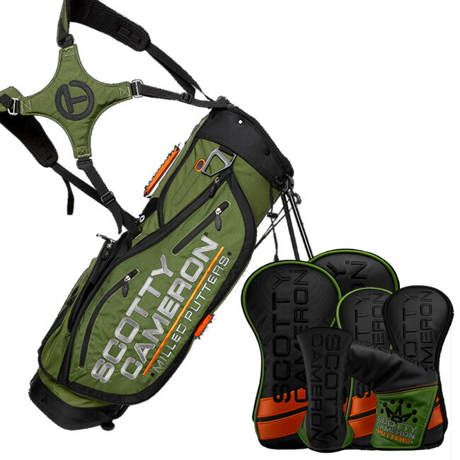 Scottie Cameron 2019 Masters Pathfinder Green Circle T Stands Bag Matching Head Cover Set