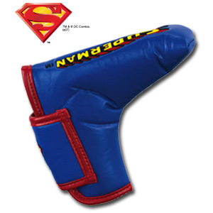 HTCGOLF | Rakuten Global Market: 5 Superman Golf cover (putter cover blade and pin compatible)
