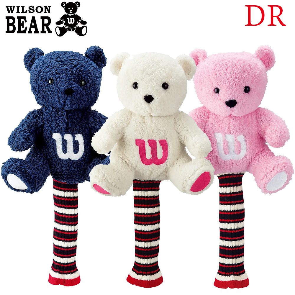 Wilson Bear ウイルソンベア ヘッドカバー ドライバー用 460cc対応ウイルソン ベア Dr Bear 407dr キャラクター ゴルフ クラブカバーkasco キャスコ 最新作売れ筋が満載