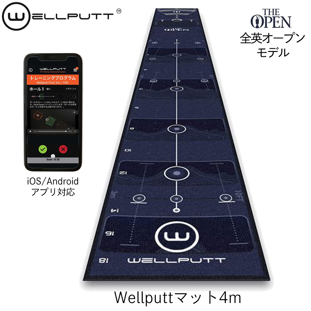 シリアルシール付 WELLPUTT ウェルパット ゴルフパターマット WELLPUTT