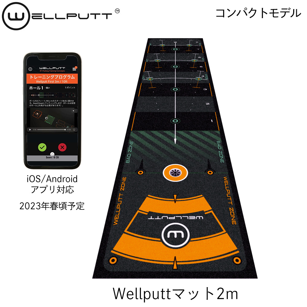 楽天市場】【日本正規品】Wellputt/ウェルパットパターマット 3m WLP 