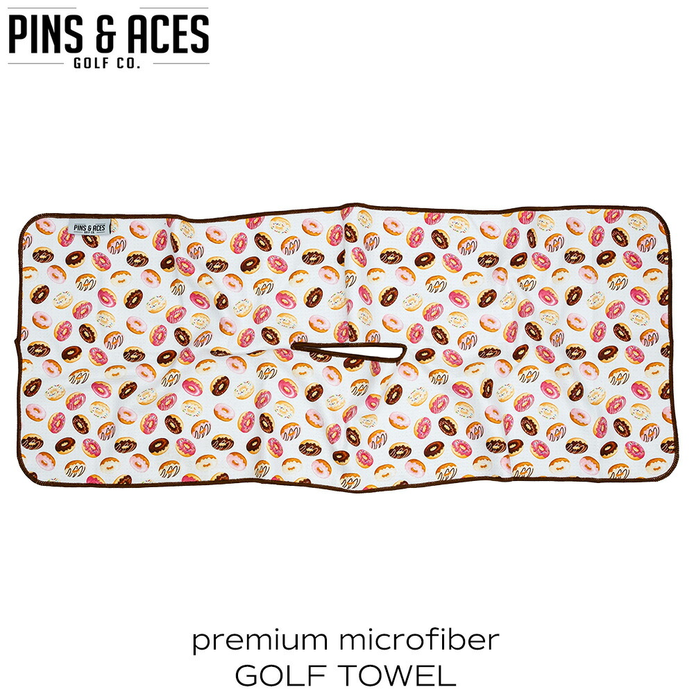 【楽天市場】PINS&ACES/ピンズ&エースドーナツ タオル Donut Towel pa2twdnゴルフクラブタオル ゴルフタオル