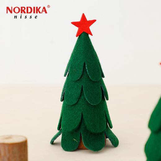 新品未使用　ノルディカニッセ　クリスマスツリー　木製　フェルト　限定 NORDIKA nisse ノルディカ ニッセ クリスマス 木製人形（スノー