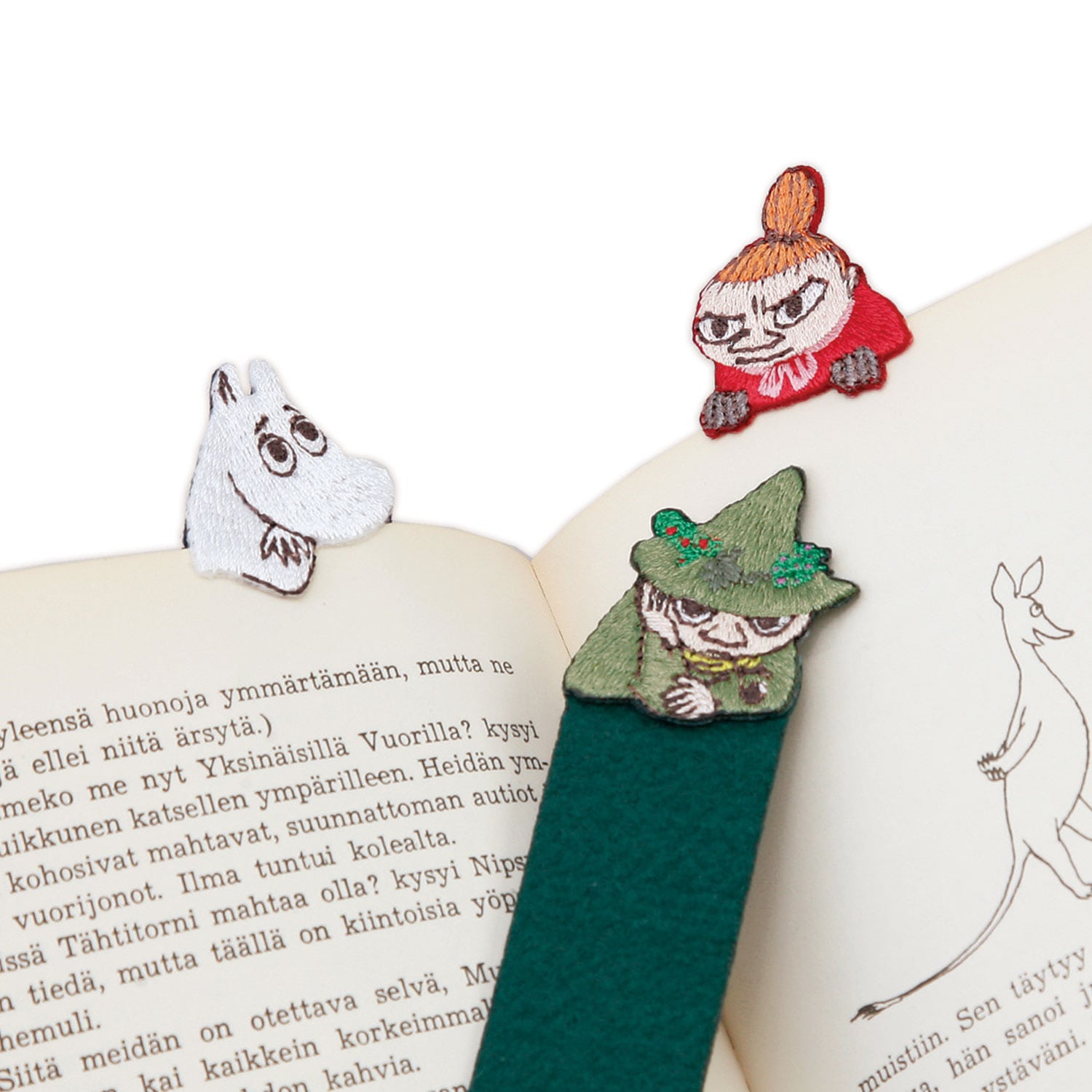 MOOMIN ムーミン のぞき見ブックマーカー ミイ スナフキン グッズ しおり ギフト 手帳 手帳用 アクセサリー画像