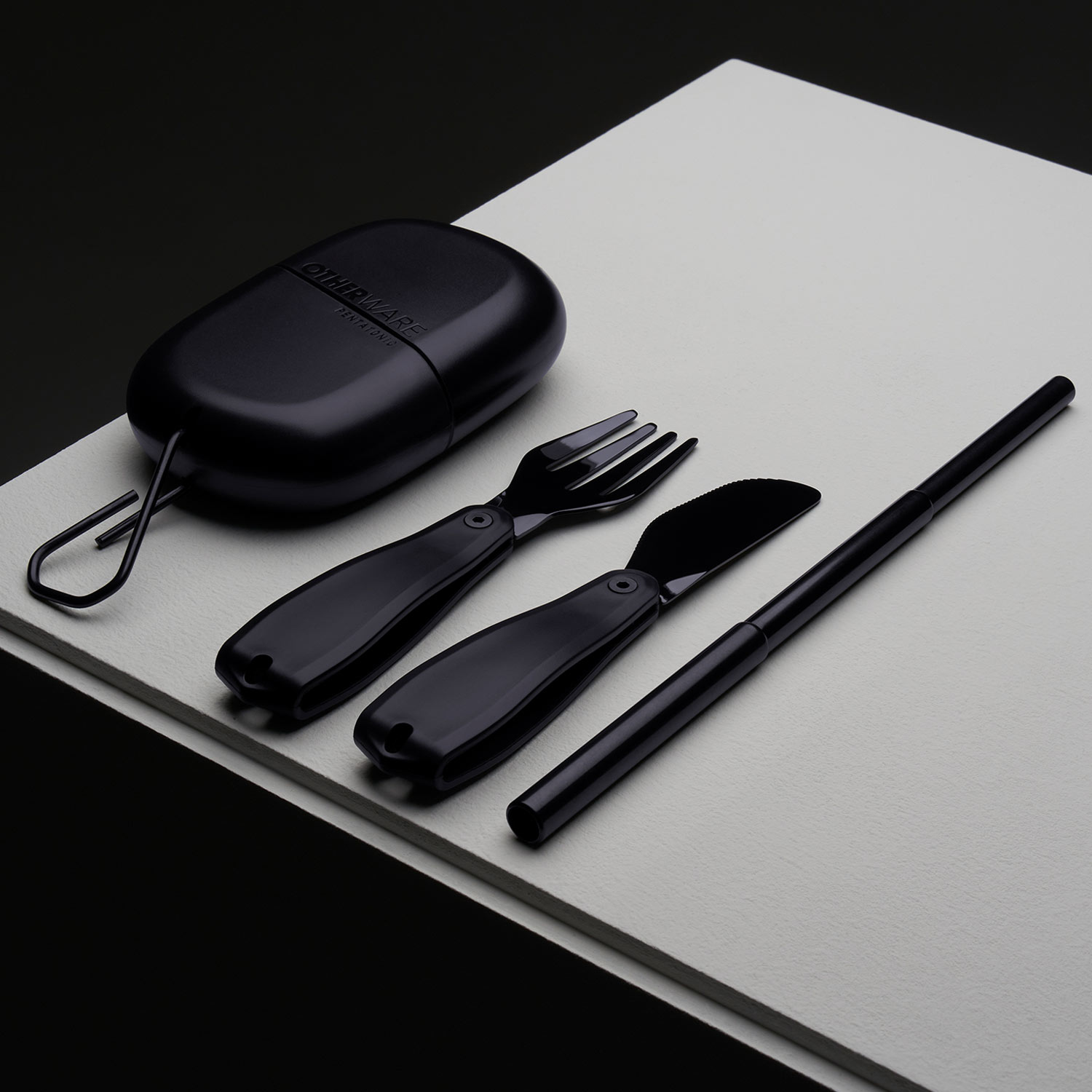 在庫あり】 Pocket Pebble Poke ポケット ペブル ポークアウトドア カトラリーセット キャンプ 食器セット 携帯 ナイフ