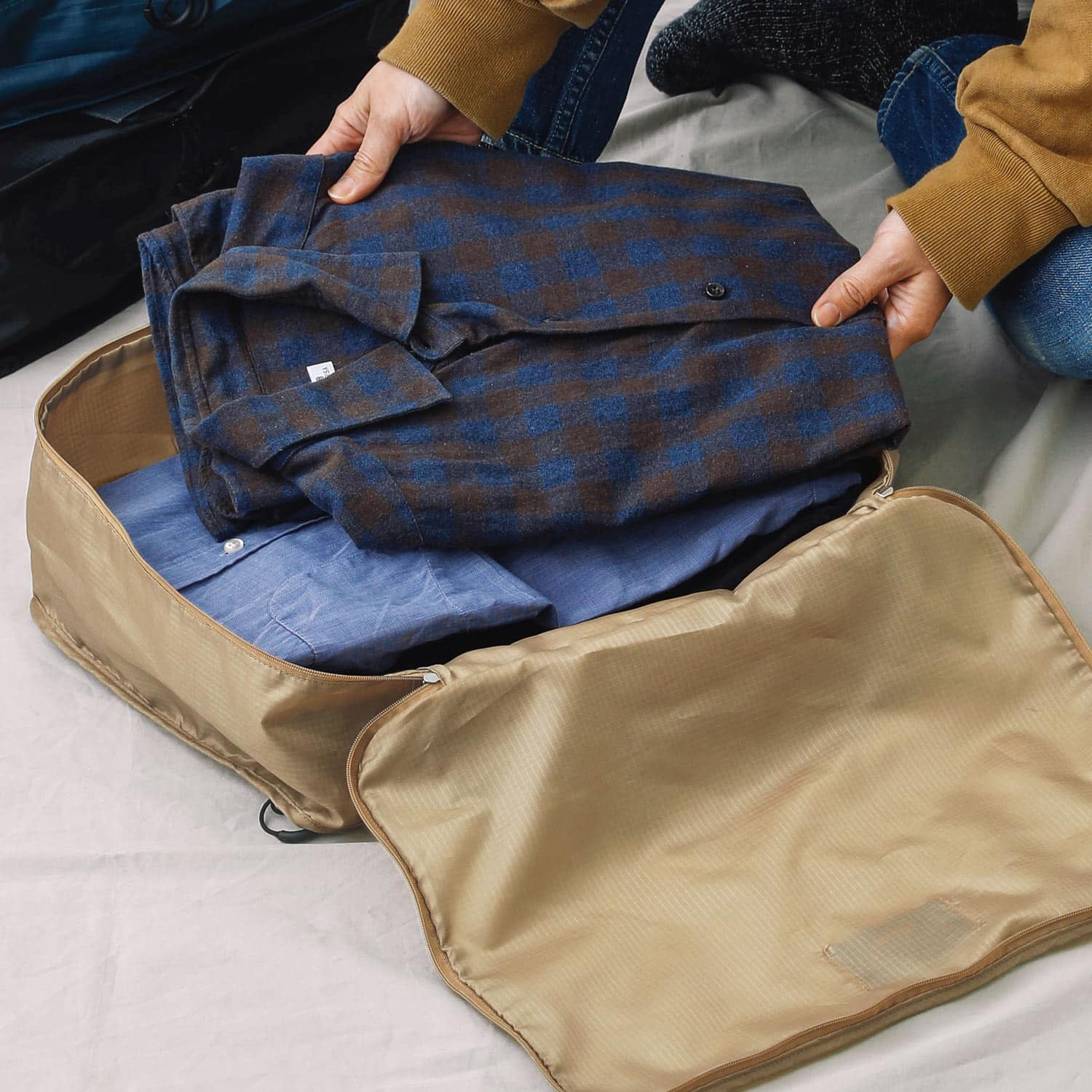 SALE／73%OFF】 トラベルポーチ おしゃれ ネーエ トラベルパッキングバッグ Sサイズ nahe TRAVEL PACKING BAG 衣類  メンズ レディース ポーチ 小物入れ