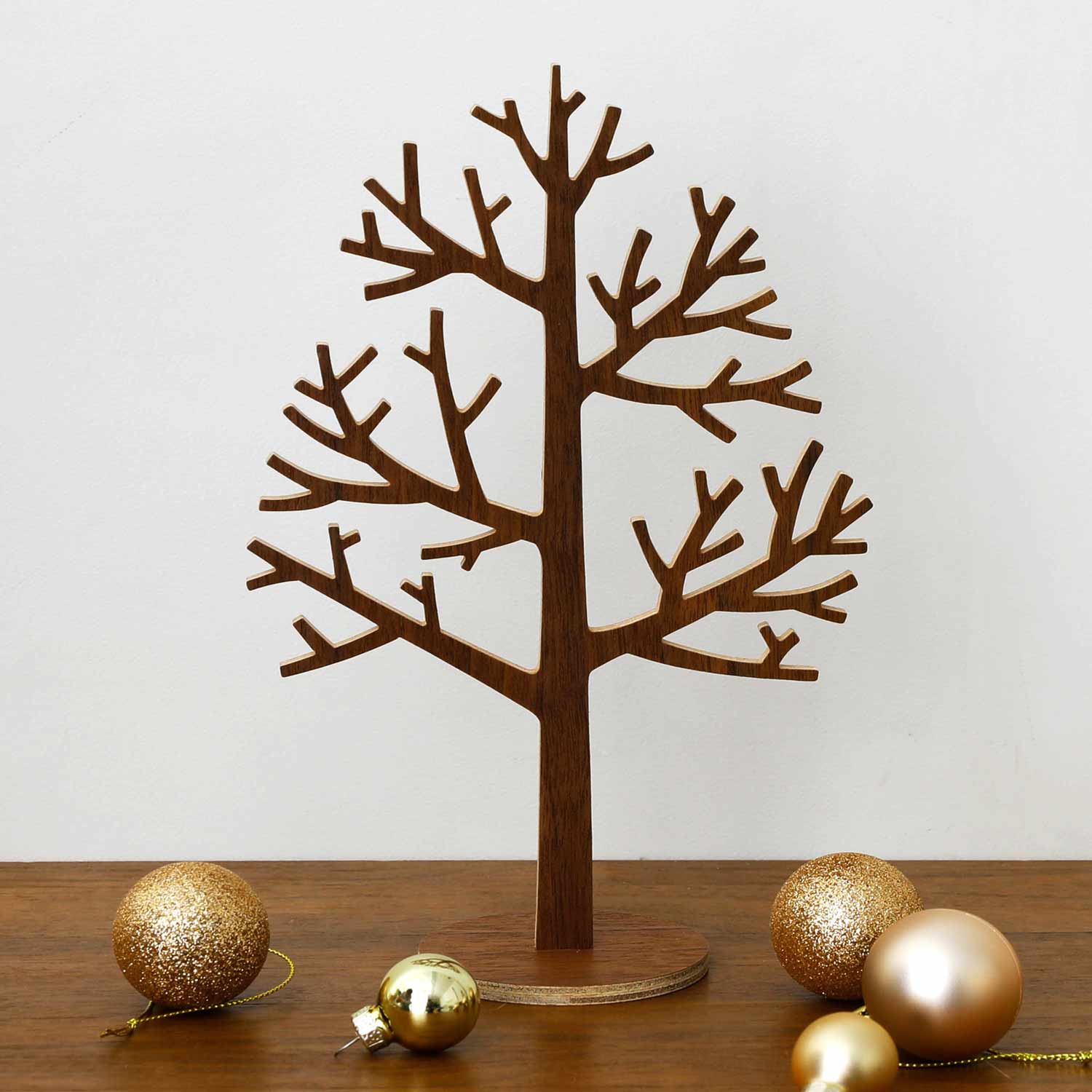 楽天市場】ウッドツリー(S) ウォールナット クリスマス 置物 飾り 木製