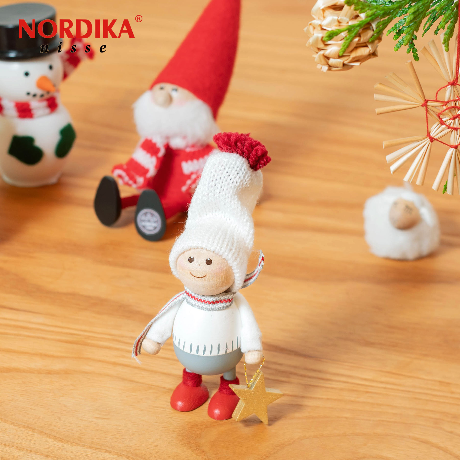 楽天市場】NORDIKA nisse ノルディカ ニッセ 人形 プレゼントを抱えた