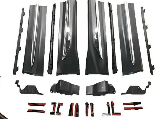 【新商品】40系アルファード 40系ヴェルファイア 40アルファード 40ヴェルファイア M仕様　サイドパネル トヨタ　社外品 40ALP-004