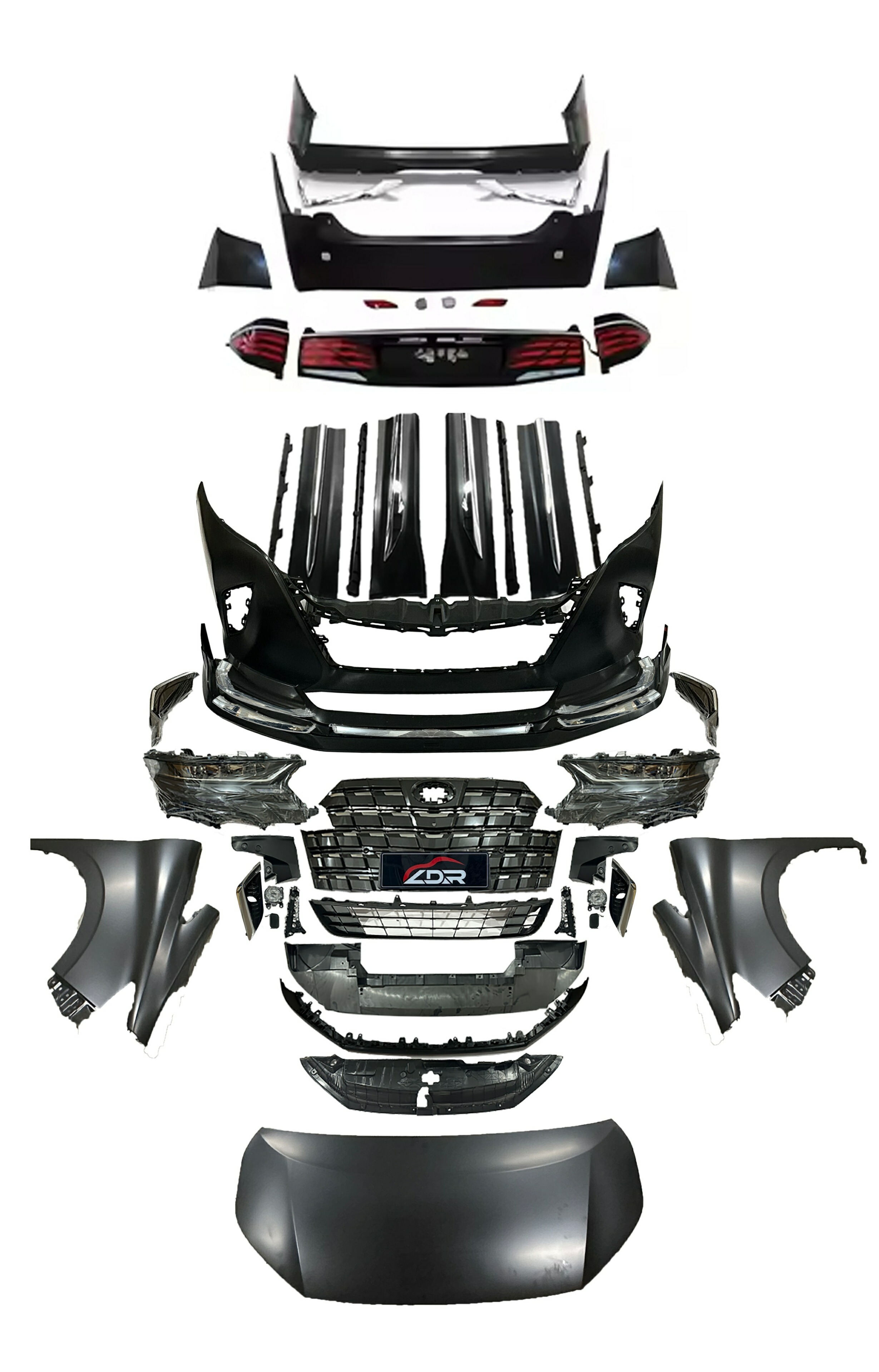 楽天市場】【フロントのみ】20アルファード 20ヴェルファイア