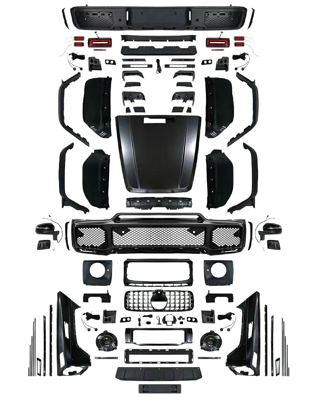 W463→Ｗ463A (W464) Bタイプ アップグレード BODY KIT ボディキット ボディーキット メルセデスベンツ 社外品 W463-013 259,875円