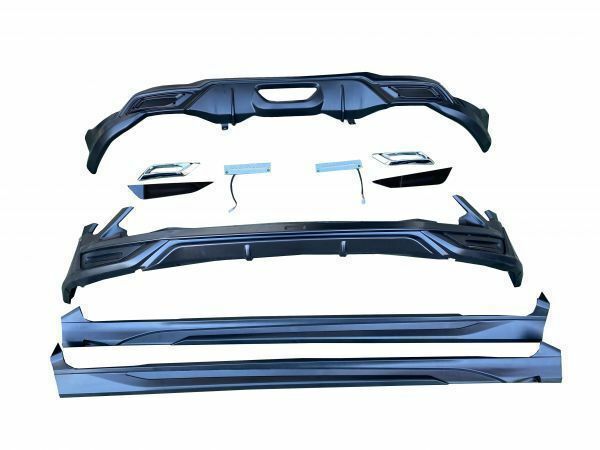 NGX10 ZGX10 NYX10 C-HR 前期 エアロ BODY KIT ボディキット ボディーキット LED付き フロントリップスポイラー サイドスカート リアスカート メッキトリム トヨタ 社外品 未塗装