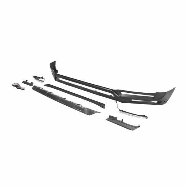 W463A (W464) 　Ｇ350 G400d G500 G550 フロントリップスポイラー デイライト 未塗装 社外品 メルセデスベンツ W463A-001