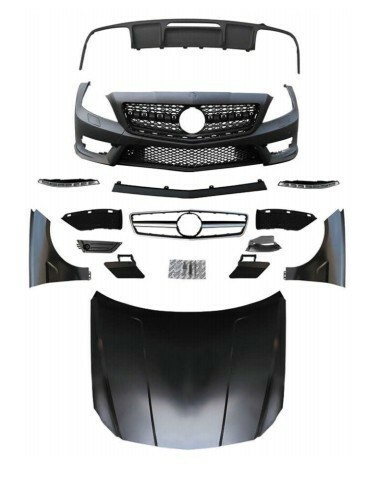 MercedesBenz W218 前期 CLS63仕様 BODY KIT ボディキット ボディーキット メルセデスベンツ フロント ボンネット フロントフェンダー リアディフューザー