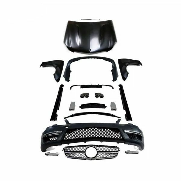 BENZ W204 C63仕様 BODY KIT ボディキット ボディーキット フロント・ グリル ・リアバンパー・リアディフューザー マフラーカッター サイドスカート｜詳細画像