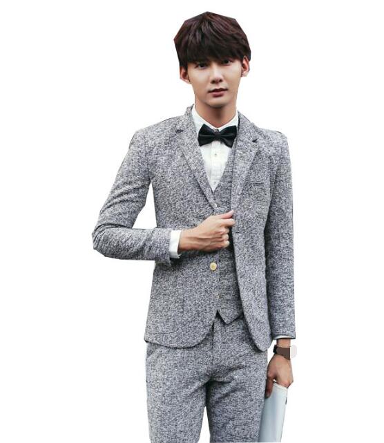 日本最大級 洗えるスーツ紳士用代30代40代50代 3ピーススーツメンズセットアップ 二次会 花婿の介添え結婚式 卒業式3点セットジャケット パンツ ベスト スーツ 男性 司会 舞台カジュアル 男性m L Xl 2xl ブラック グレー 無地 秋春用 Huayu店 最安値挑戦 Www