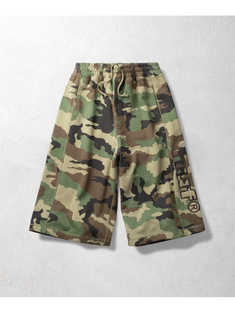 BERMUDA FLEECE SHORT / HUF スウェットショーツ HUF ハフ ズボン下 余分の物のズボン下 黒いこと 薄墨色【貨物輸送無料】[ Fashion]